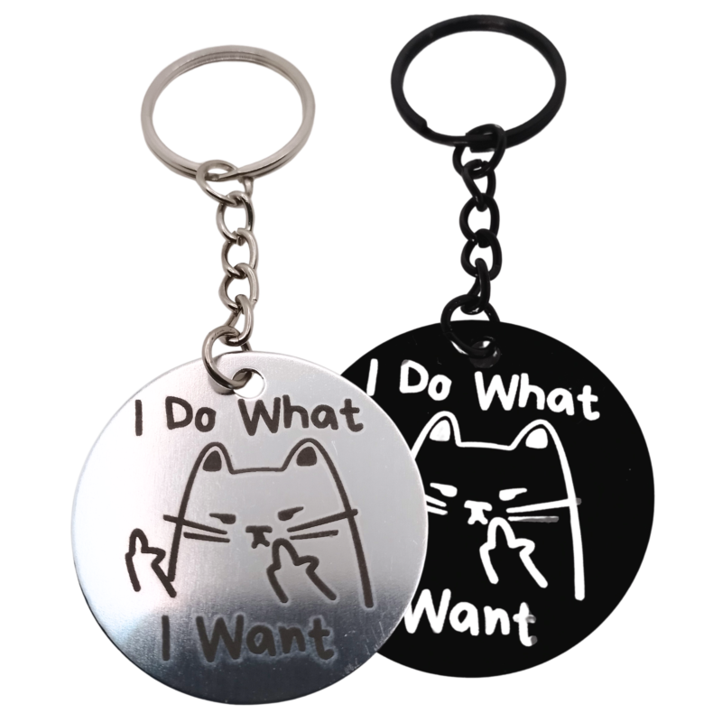I do what I want keychain